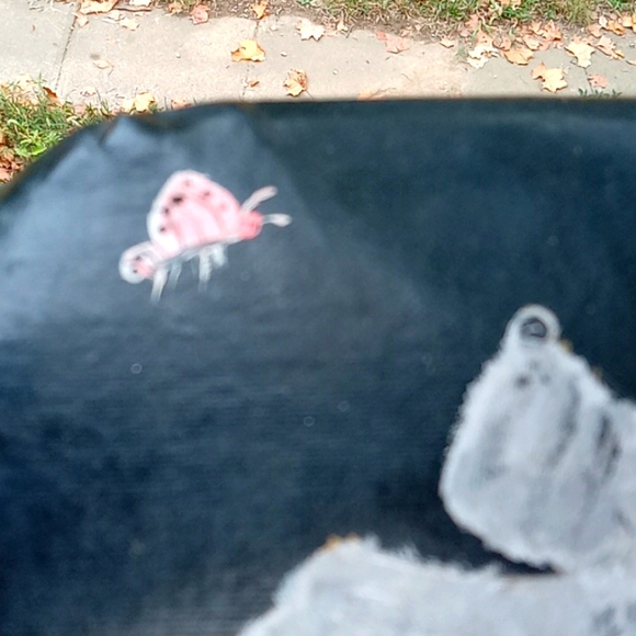 Vintage childrens folk art boho nursery rhyme hassock hand painted - Picture 6 of 13